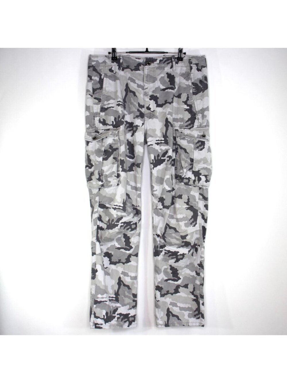 Levi's Mens 36 x 31 Snow White Camo Cargo Pants N1449
